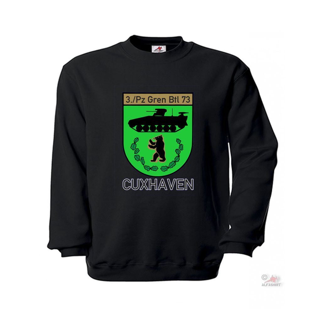 PzGrenBtl 73 Panzer Bär Cuxhaven Laub Eiche - Pullover #25958