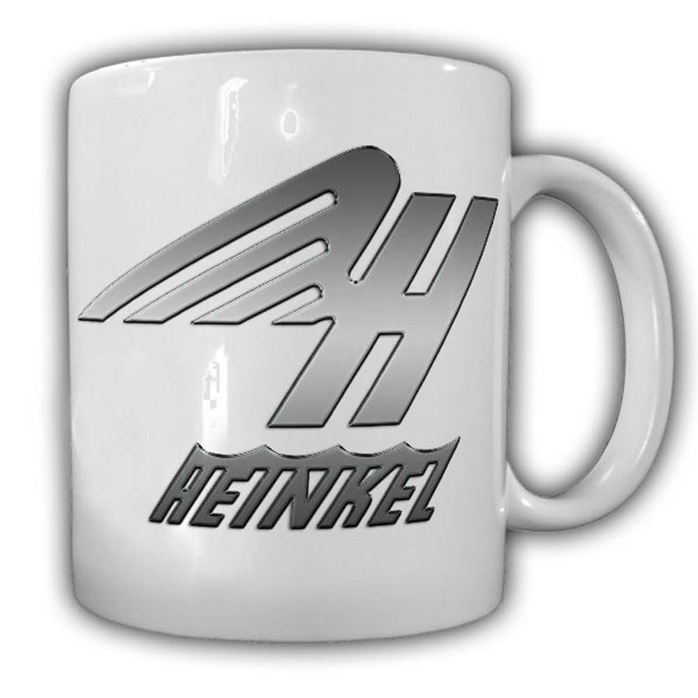 Tasse Heinkel Flugzeugwerke Logo Abzeichen Wappen Emblem Flugzeug Auto #23996