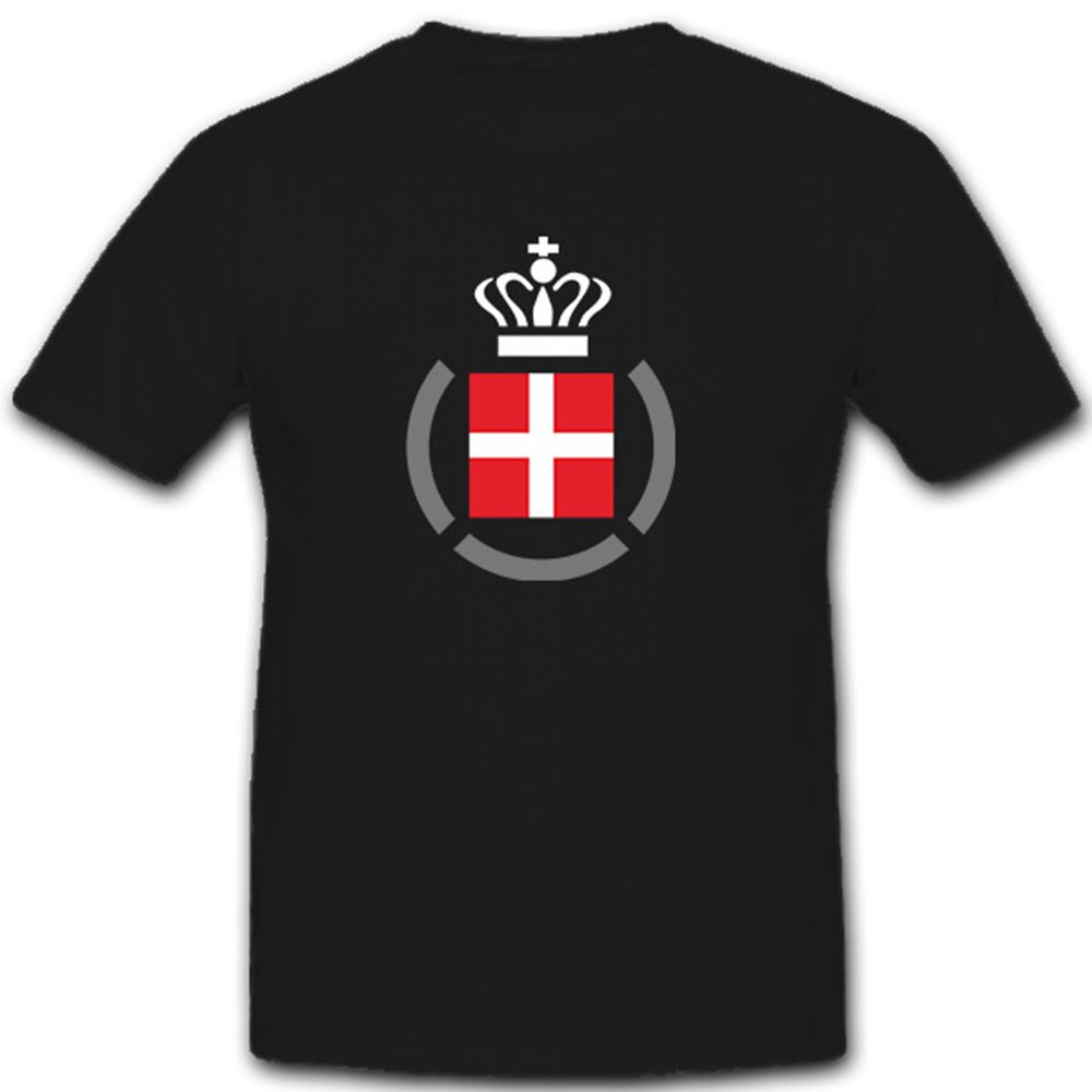 Dänemark Krone Kreuz Militär Abzeichen Wappen - T Shirt #7466