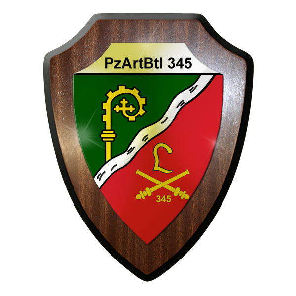 Wappenschild - Panzer Artillerie Bataillon 345 PzArtBtl Bundeswehr #8995