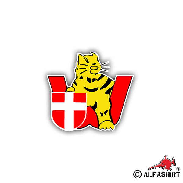 Sticker Heavy Tank Department sPzAbt 506 Crest 7x6cm # A975