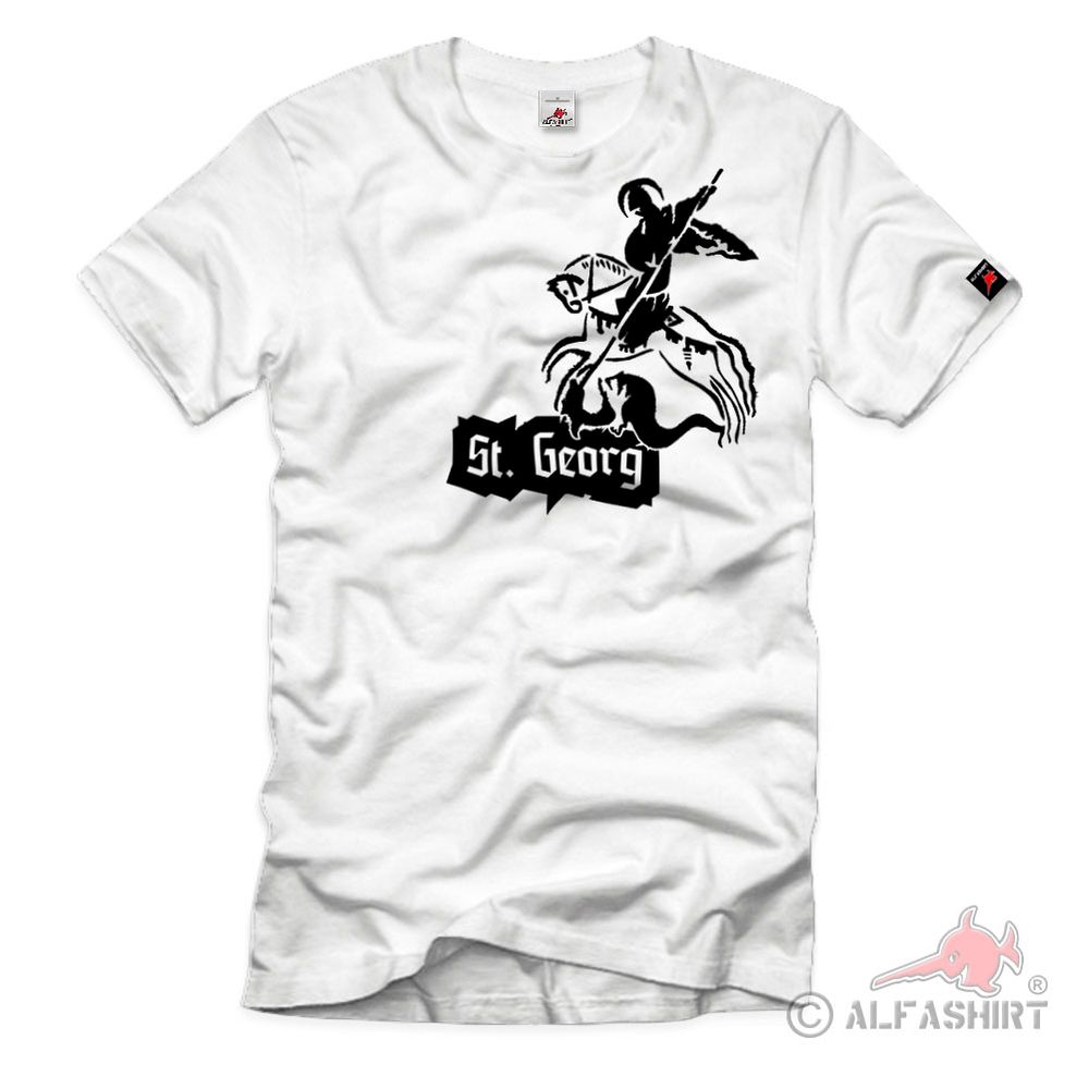 St. Georg Heiliger Märtyrer Drachen Jäger Christen Kirche - T Shirt #14706