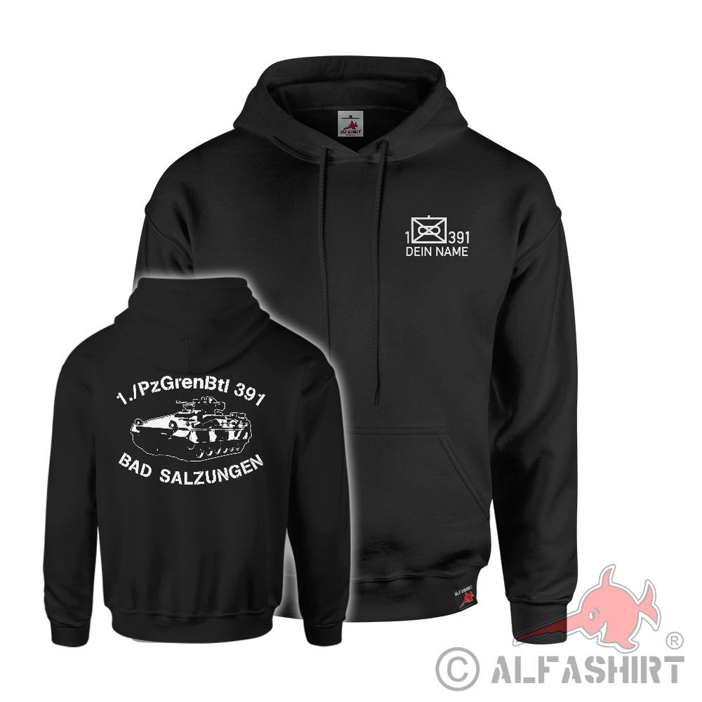 Hoodie customizable 1 Company Panzergrenadier Battalion #42635