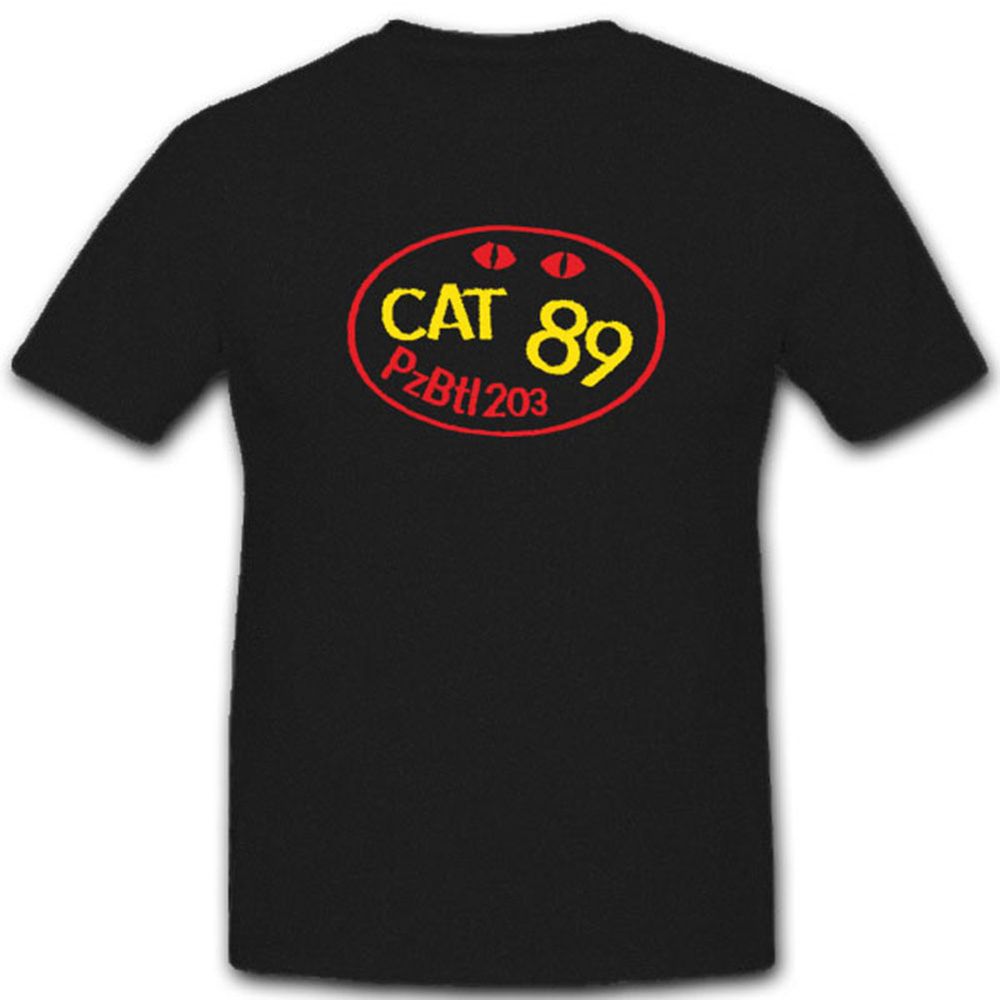 PzBtl 203 CAT 89 Wappen Panzerbataillon Bundeswehr Kompanie - T Shirt #4552