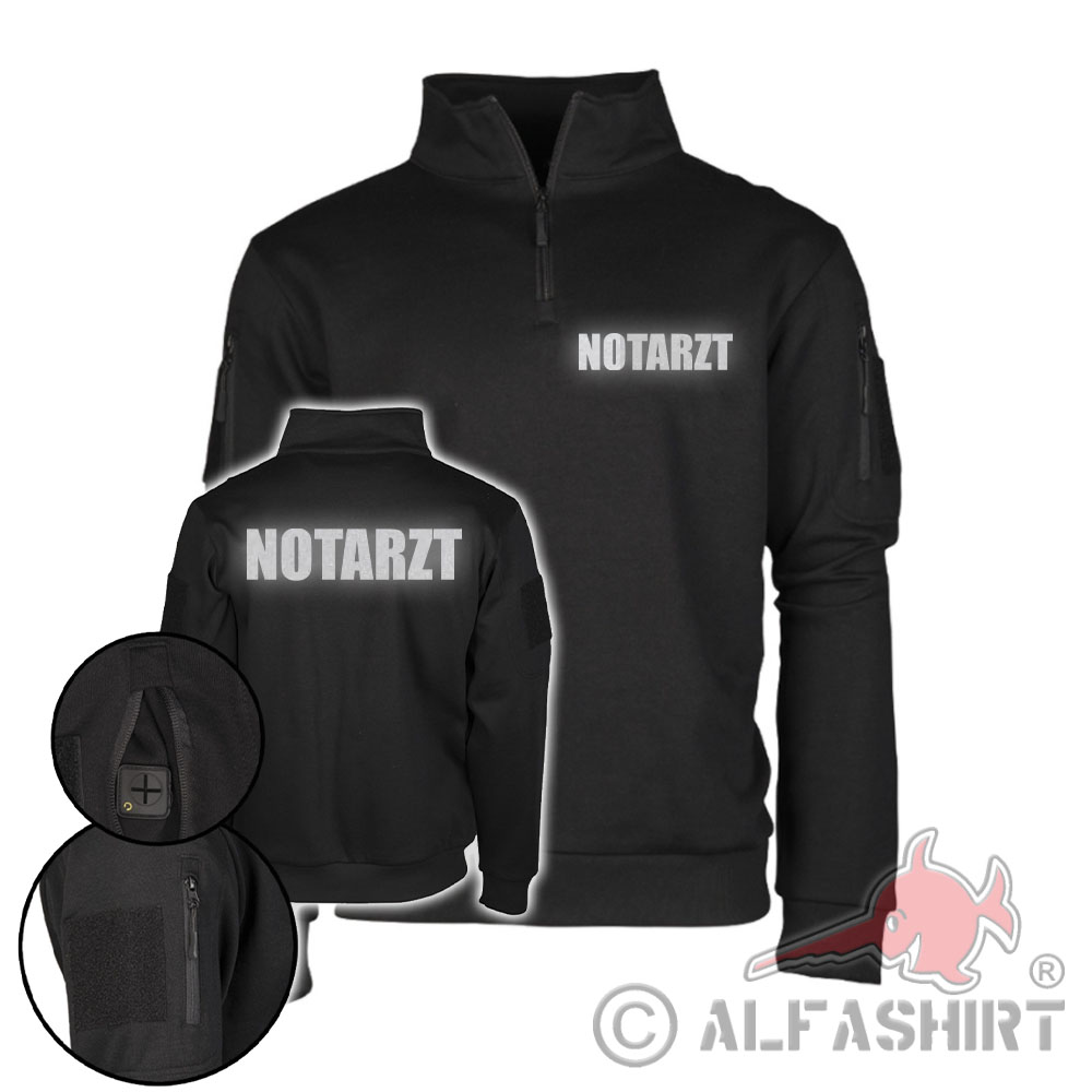 REFLECTIVE Tactical Sweater Emergency Doctor Rescue Service #41055