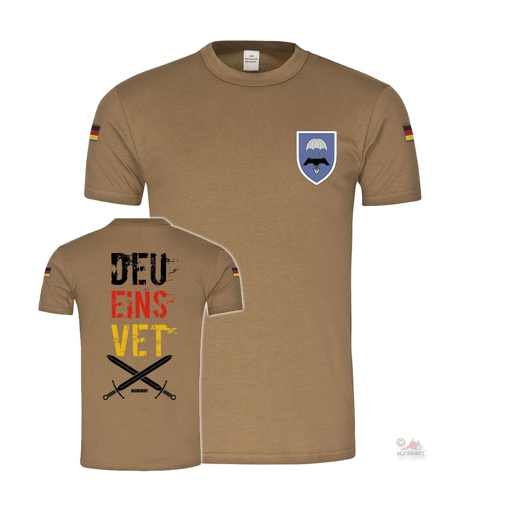 BW Tropen LLPiKp 270 DeuEinsVet German Veteran Bundeswehr T-Shirt #41090