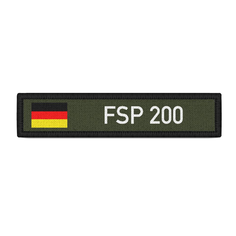 Namenschild-Patch FSP 200 Fernspäh Deutschland Bundeswehr Oliv #25209