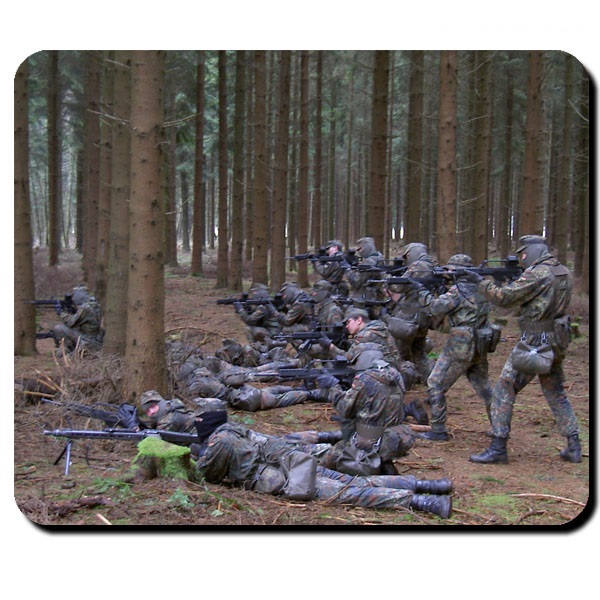 Infanterie Gruppe Bundeswehr Deutsche Soldaten Zug Kompanie - Mauspad #9766