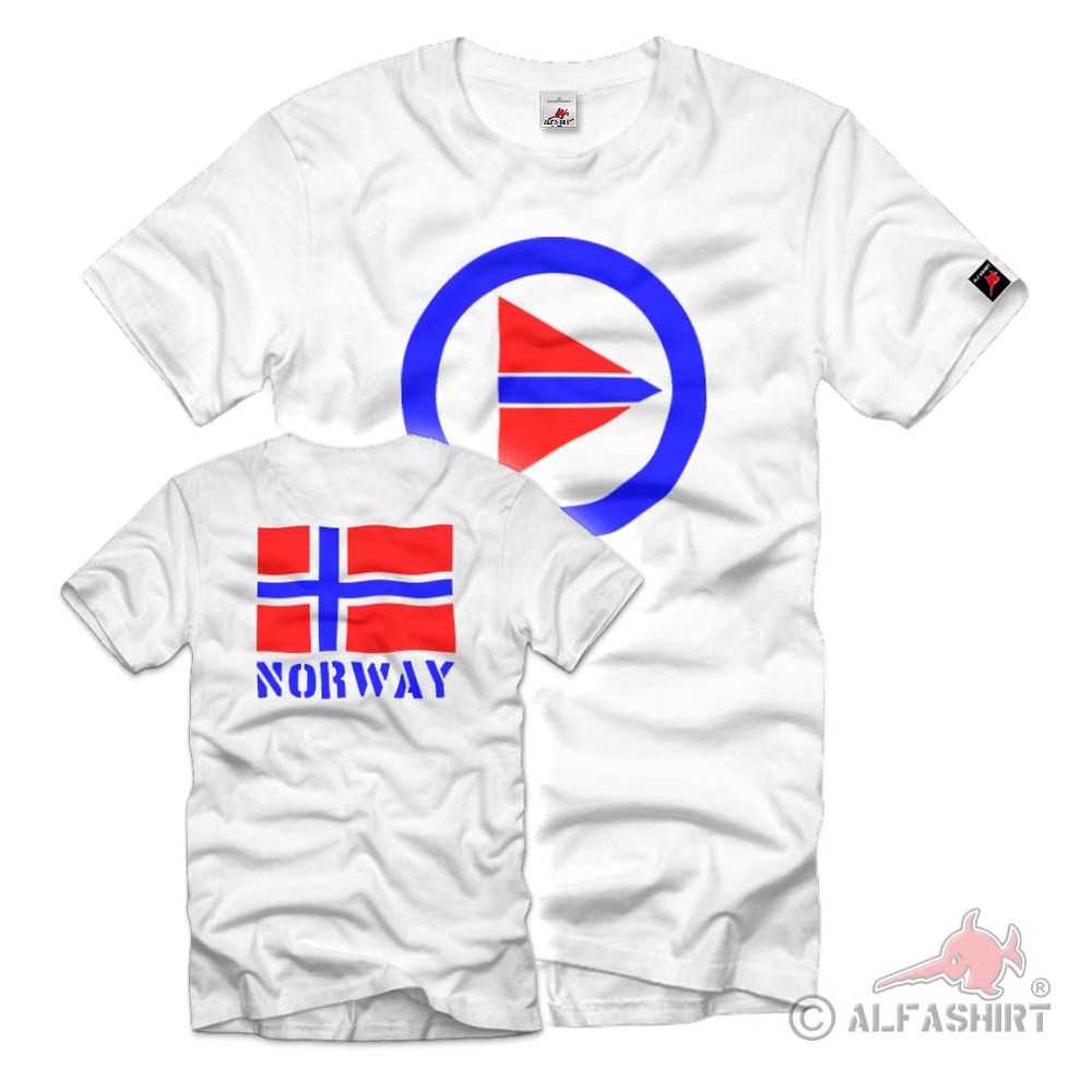 Norwegen Wappen Flag Flagge Fahne Skandinavien T Shirt #1530