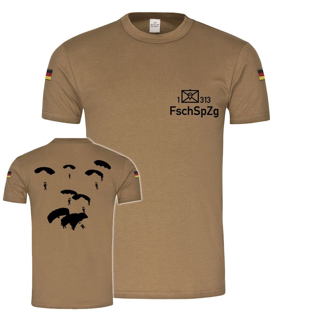BW Tropen FschSpZg 1-313 FschJgBtl Paratrooper Battalion Tropical Shirt # 18508
