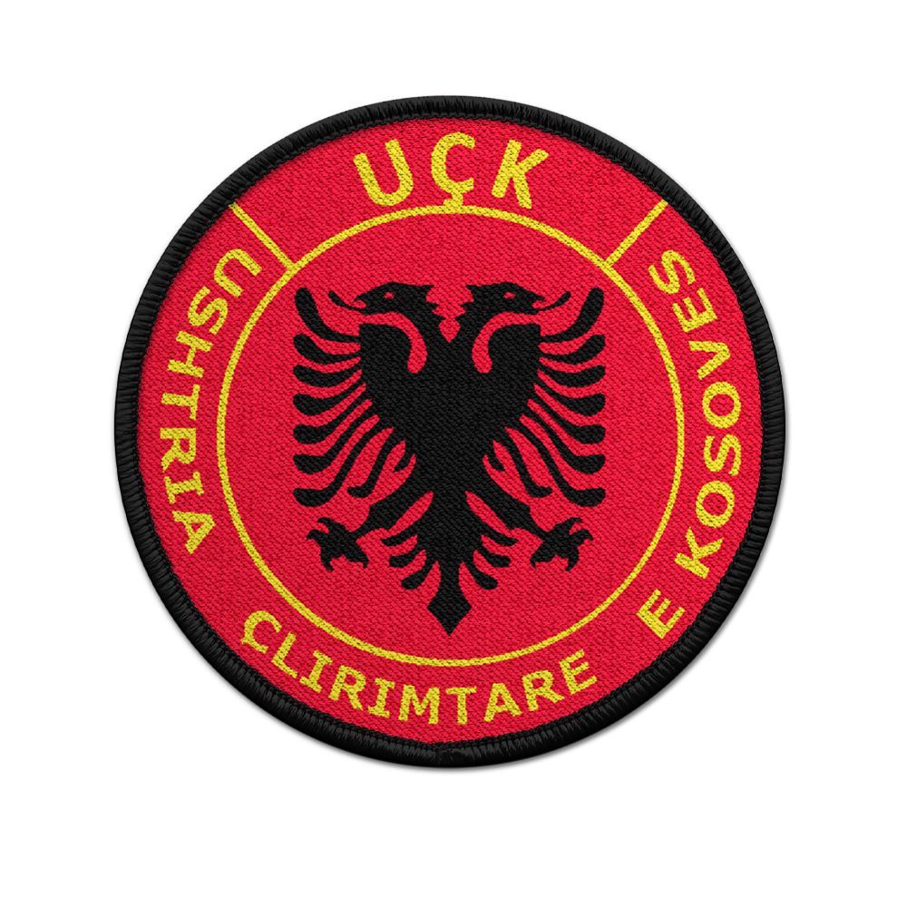 Patch UÇK Befreiungsarmee Kosovo Ushtria Çlirimtare Kosovës Aufnäher 9cm #34060