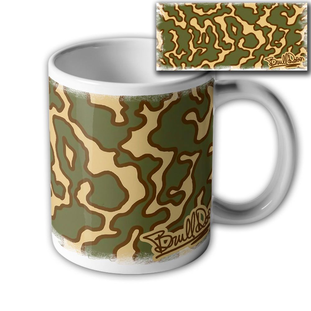 BRULLDOZER Camo Tarnmuster WW2 Fan Becher #47386