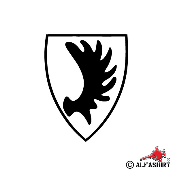 Sticker East Prussia Coat of Arms Moose Elk Shovel Home Province 10x8cm A567