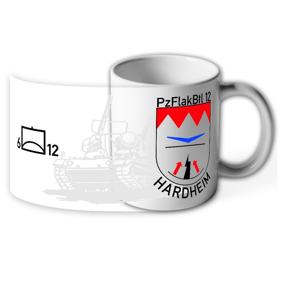 Tasse 6 Kompanie PzFlakBtl Panzerflugabwehrkanonenbataillon 12 Bundeswehr #45588