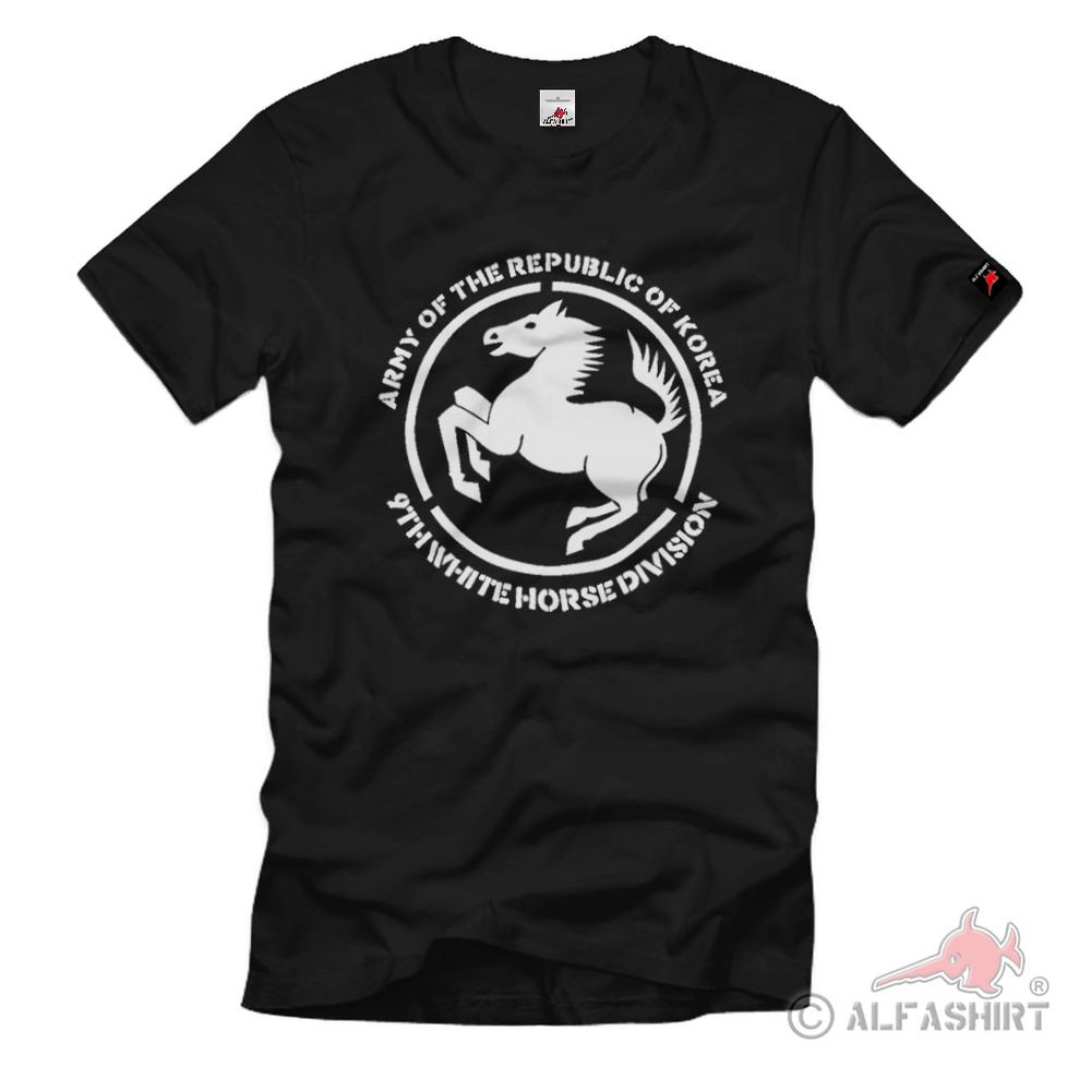 9th White Horse Division- Army of the Republic of Korea - T Shirt #2280