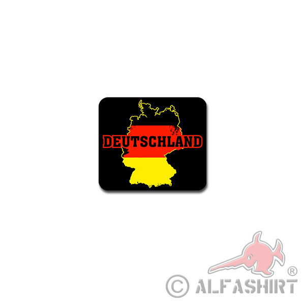 Deutschland 2017 Aufkleber Sticker Germany Berlin Deutsch Fan 8x7cm#A4168