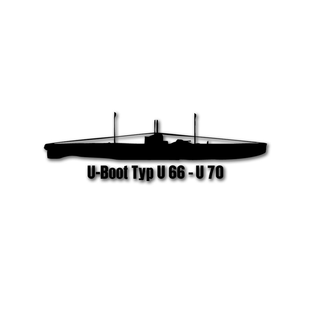 Wandtattoo U-Boot Typ U 66 - U70 U67 U68 U69 Ostseestreitkräfte Ostsee #A6186