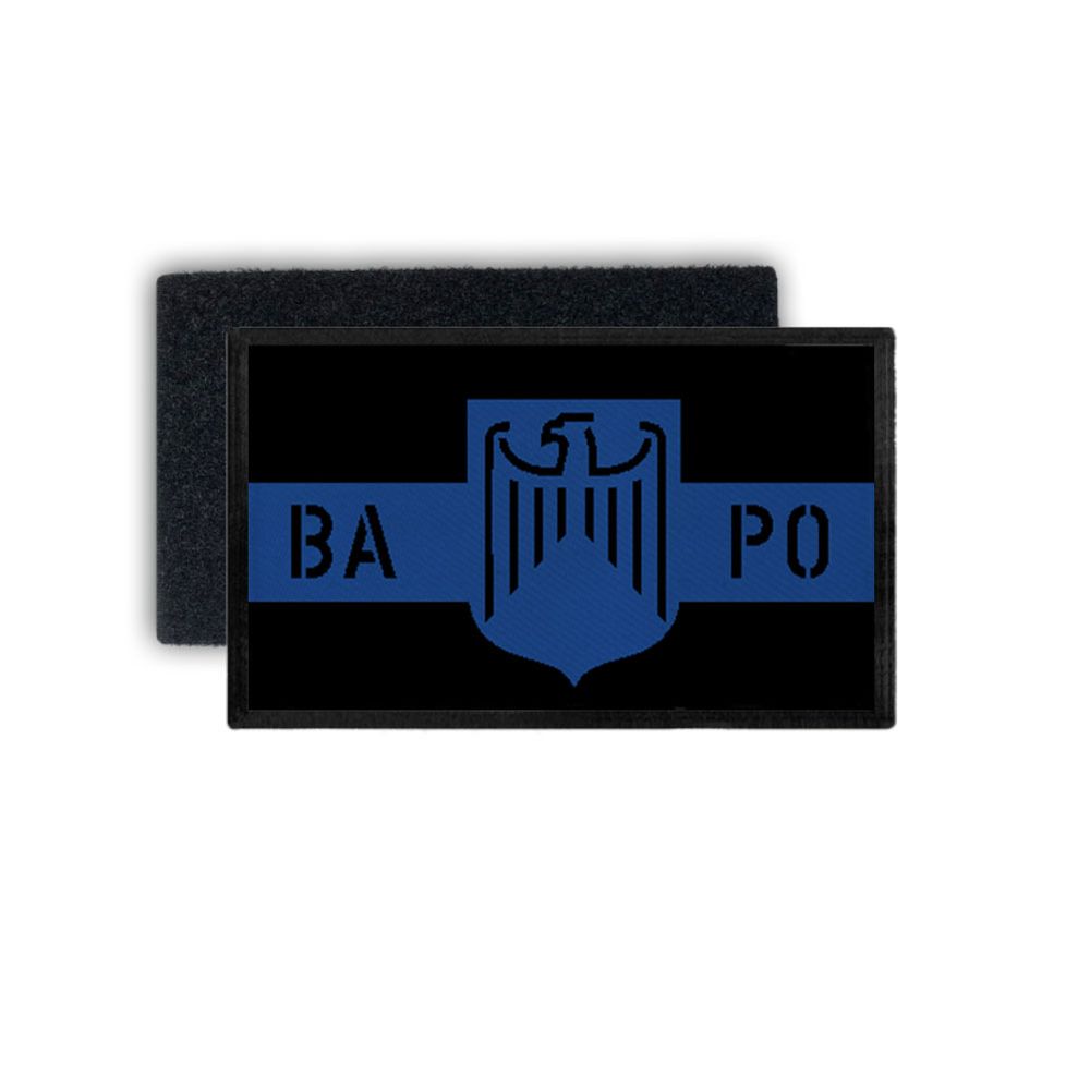 Patch Bahn Polizei Dienstbekleidung Dienstausrüstung Abzeichen 7,5x4,5cm #31212