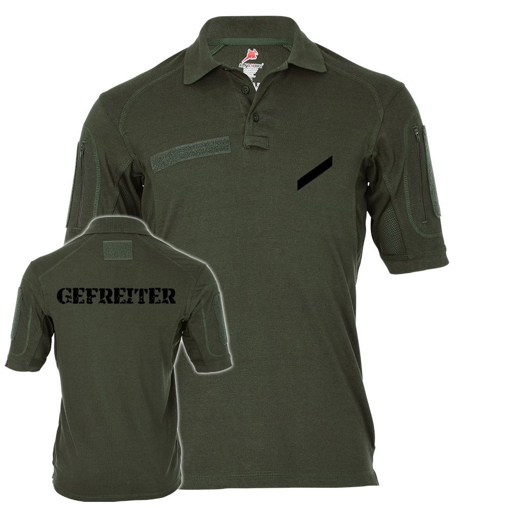 Tactical Poloshirt Alfa - Gefreiter Gefr G Dienstgrad BW Abzeichen Soldat #19205