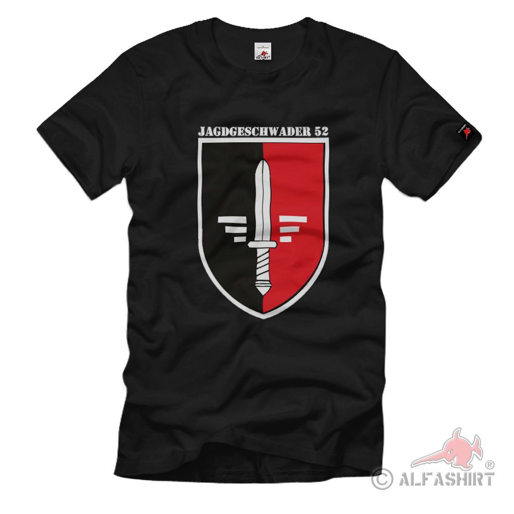 JG 52 Luftwaffe Heer Jagdflieger WK1 BF109 Ostfront - T Shirt # 877