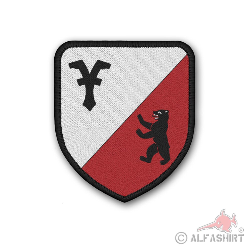 Patch 75 x 65 mm Telecommunications Sector D Berlin Bundeswehr Badge #44267