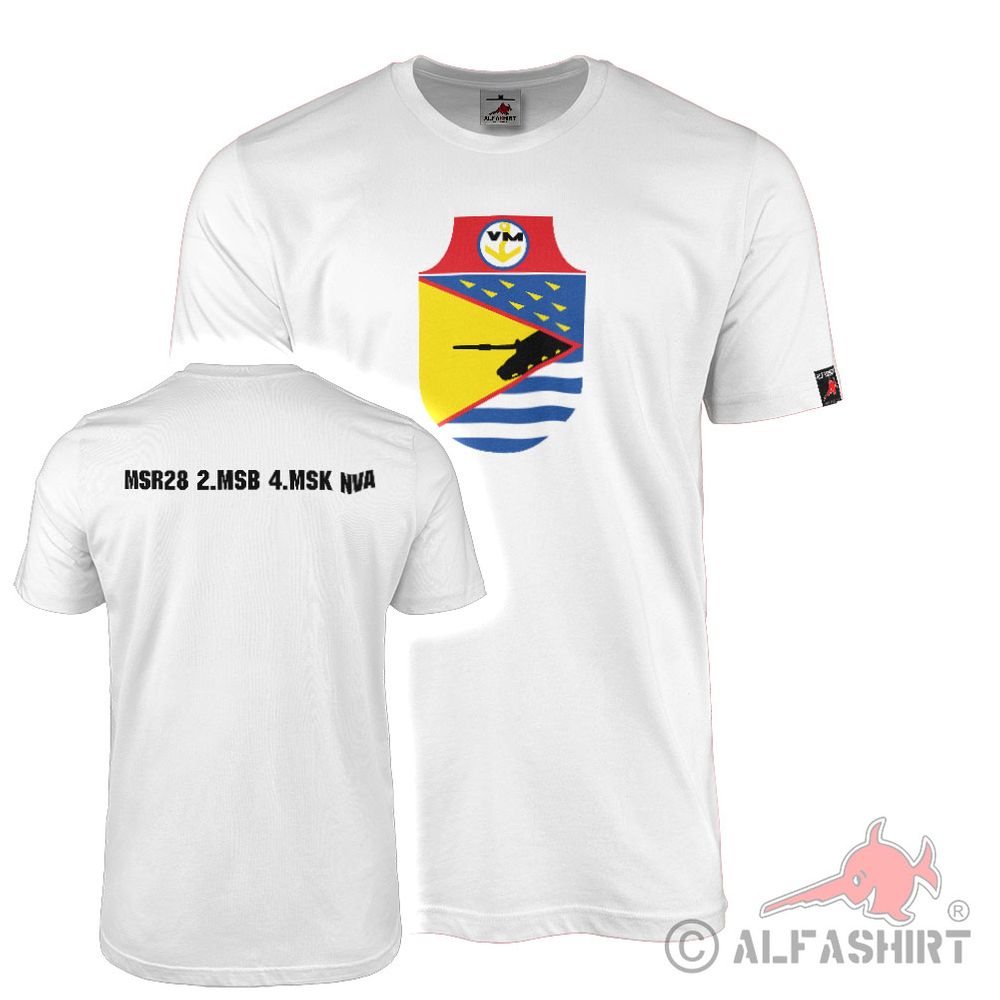T-Shirt NVA DDR Volksmarine VM MSR28 Minensuch- und Räumschiff #42564