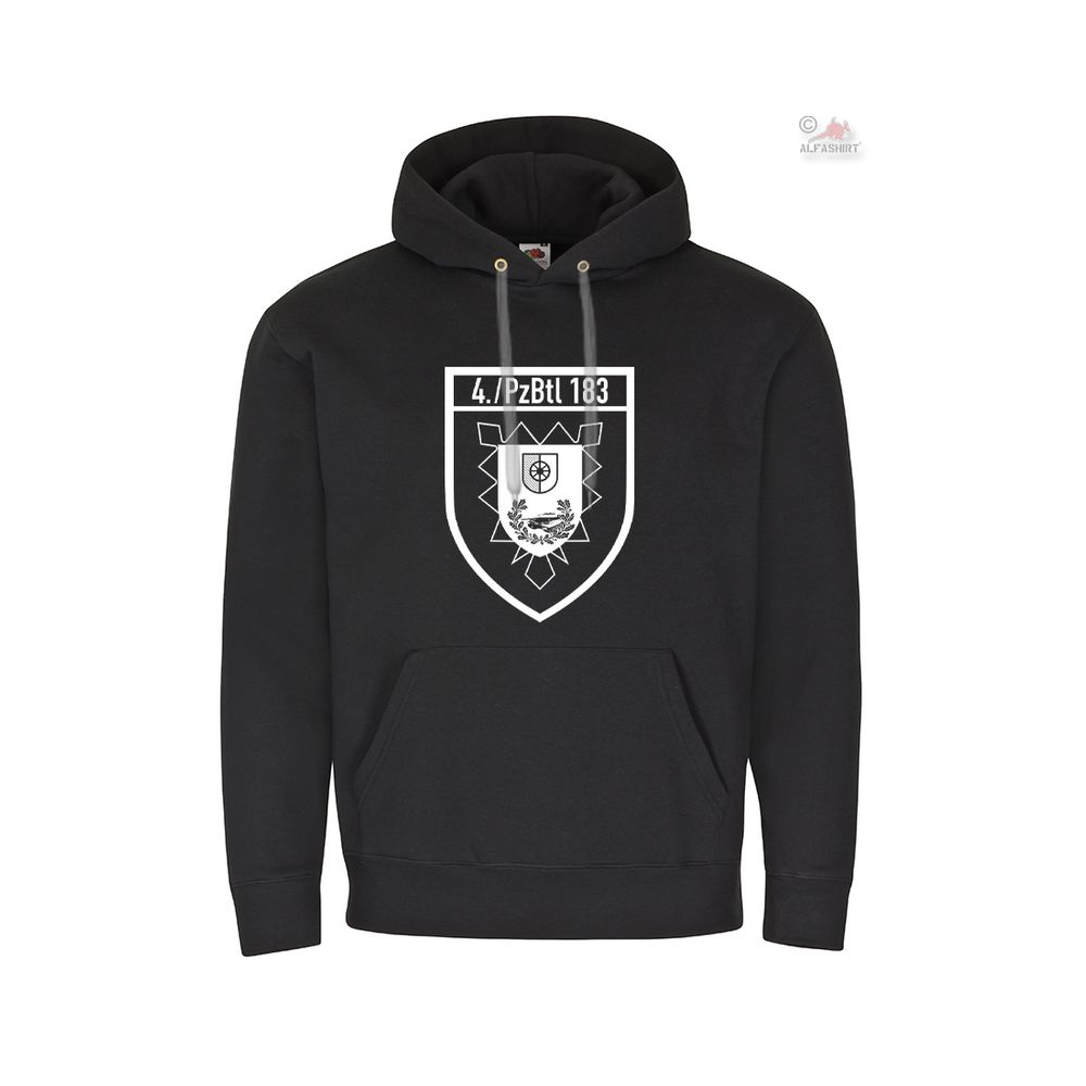 Hoodie 4 PzBtl 183 Boostedt Panzerbataillon Kompanie Reservist Bundeswehr #36053