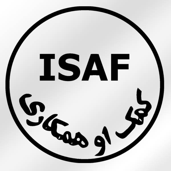 Sticker - ISAF Bundeswehr US Army Badge Crest 10x10cm # A018