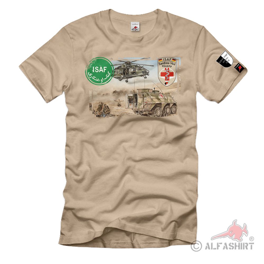 Bundeswehr TPz Fuchs Medical Force NH90 ISAF Afghanistan T-Shirt # 38181