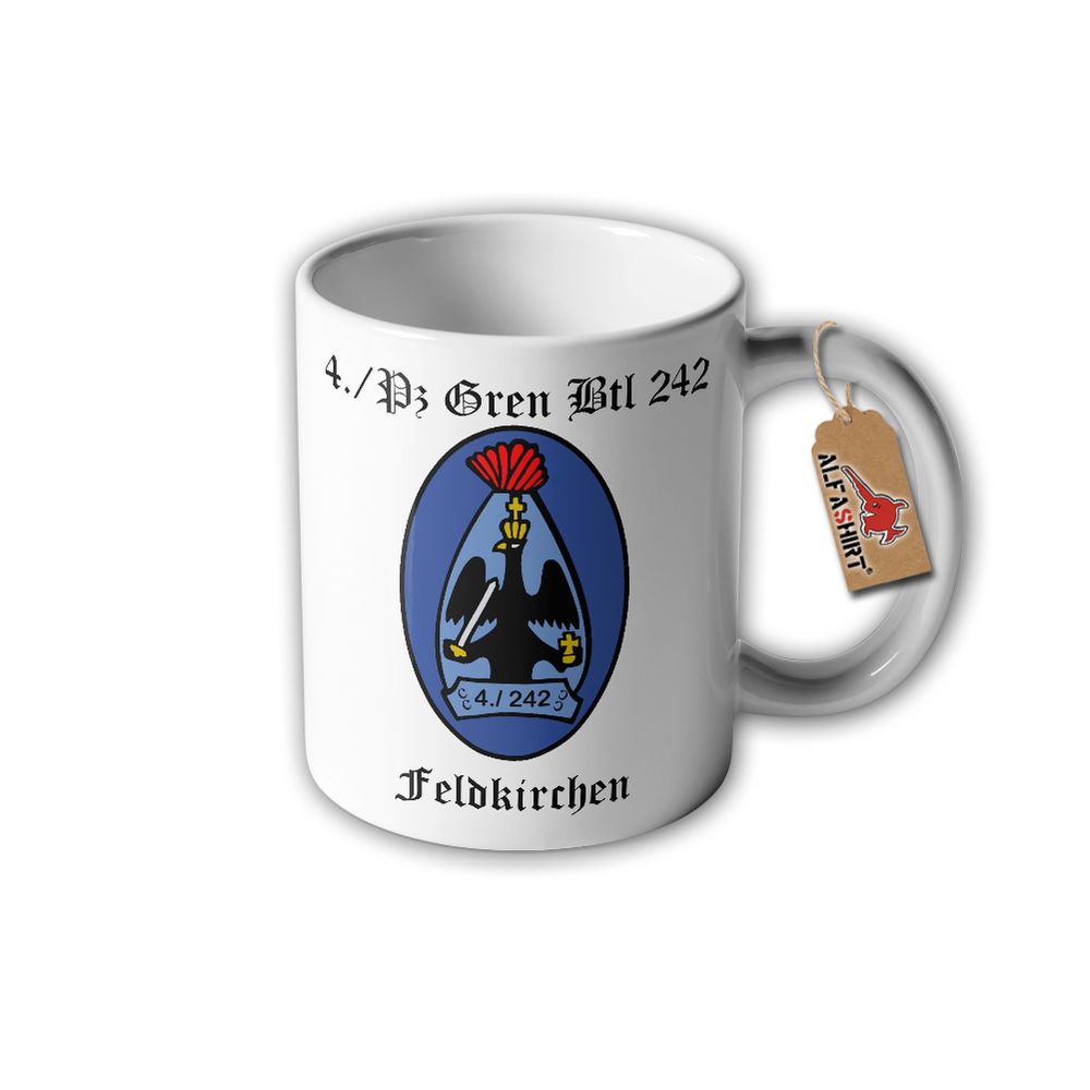 4 PzGrenBtl 242 Feldkirchen Füssen BW Panzer Grenadier Bataillon Tasse #32593