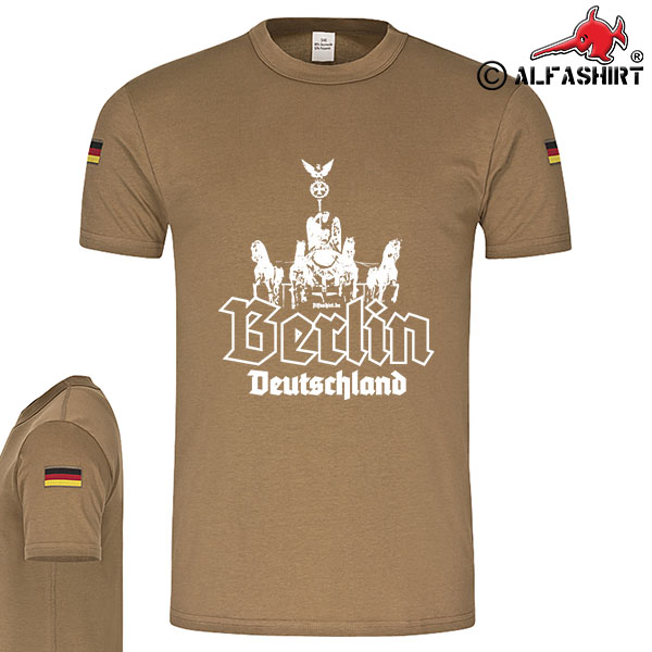 BW Tropen Berlin Germany Brandenburg Gate original tropical shirt # 15066