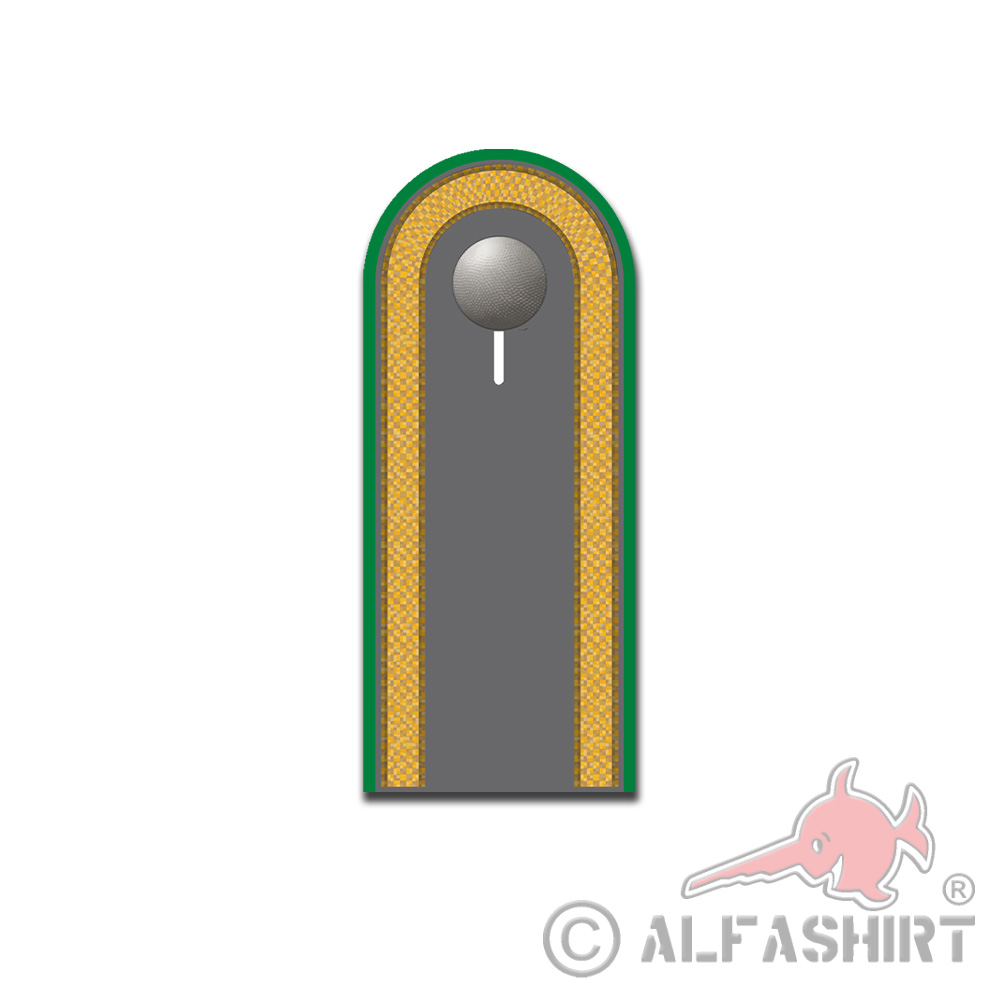 Sergeant shoulder board Bundeswehr rank sticker 10x4cm # A5418