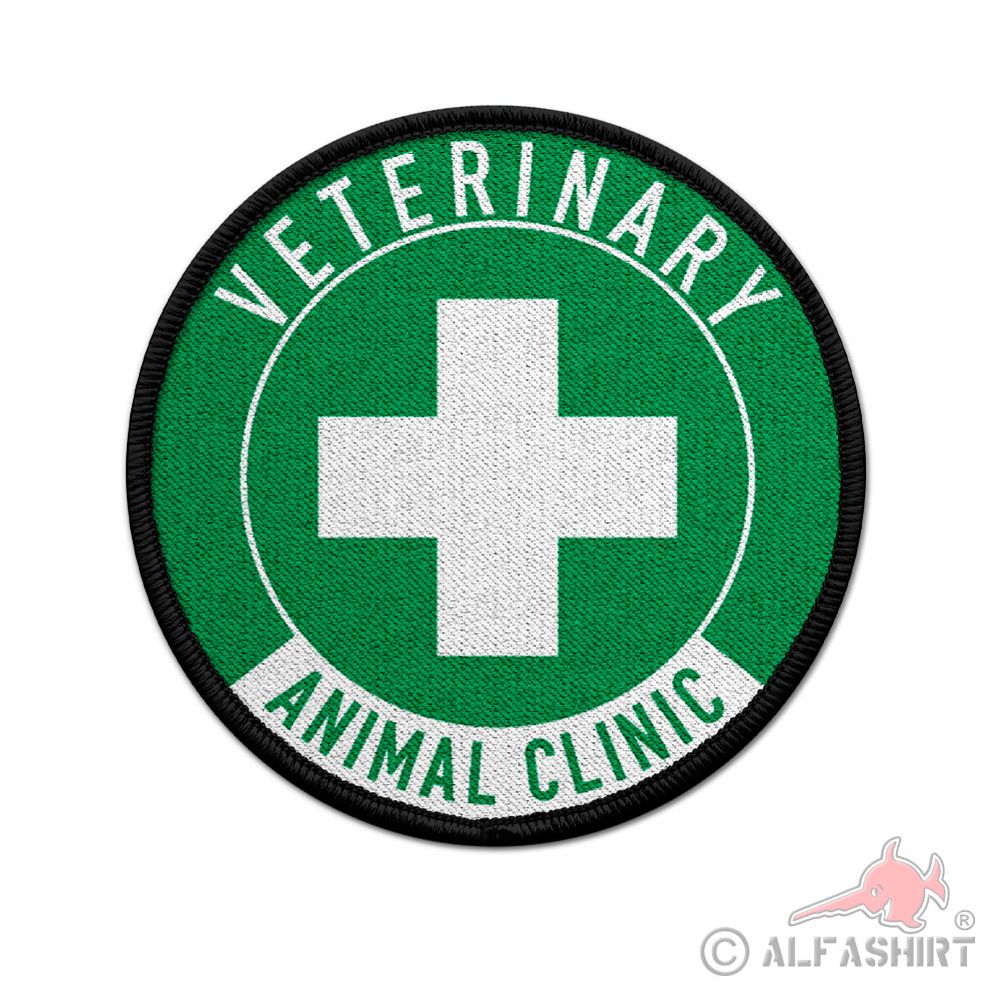 Patch Veterinary Animal Clinic Tierartzt Tierklinik Aufnäher  Rettung#38671