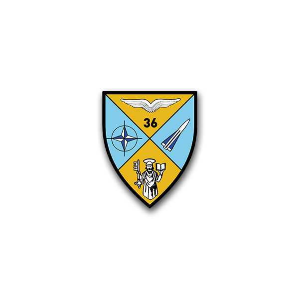 Sticker FlaRakBtl 36 anti-aircraft missile battalion Hawk 6x7cm A1628