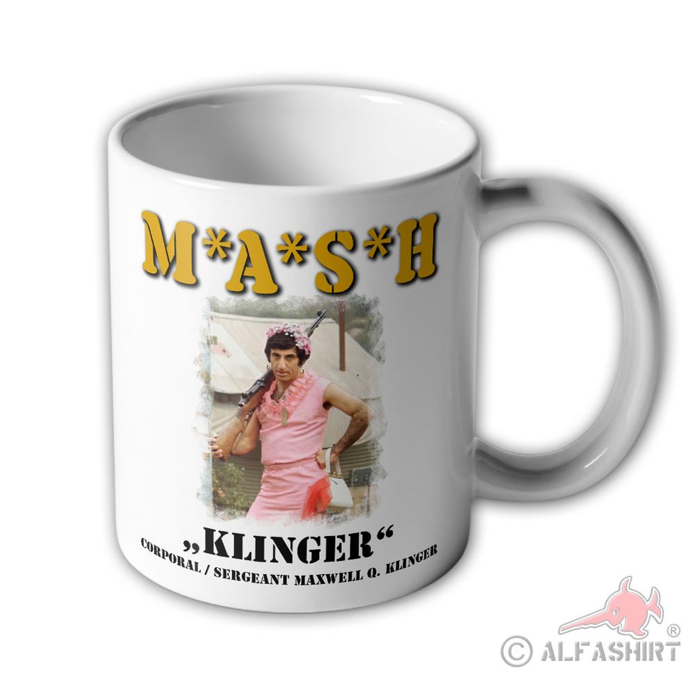 Mug M A S H Klinger Spinner TV Series Women's Clothes Season Cult Korea #44774