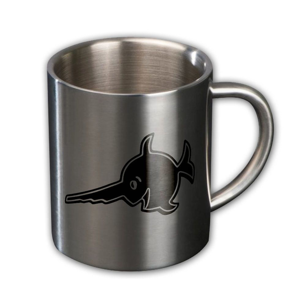 Metallbecher Alfashirt ALFA Merch Fisch Logo U96 Wappen#47253