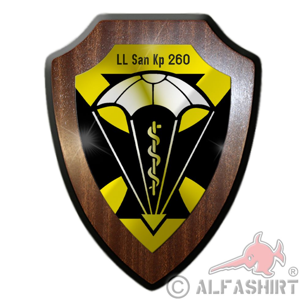 Wappenschild LLSanKp 260 BW Verbandsabzeichen Bundeswehr Luft Lande #36980