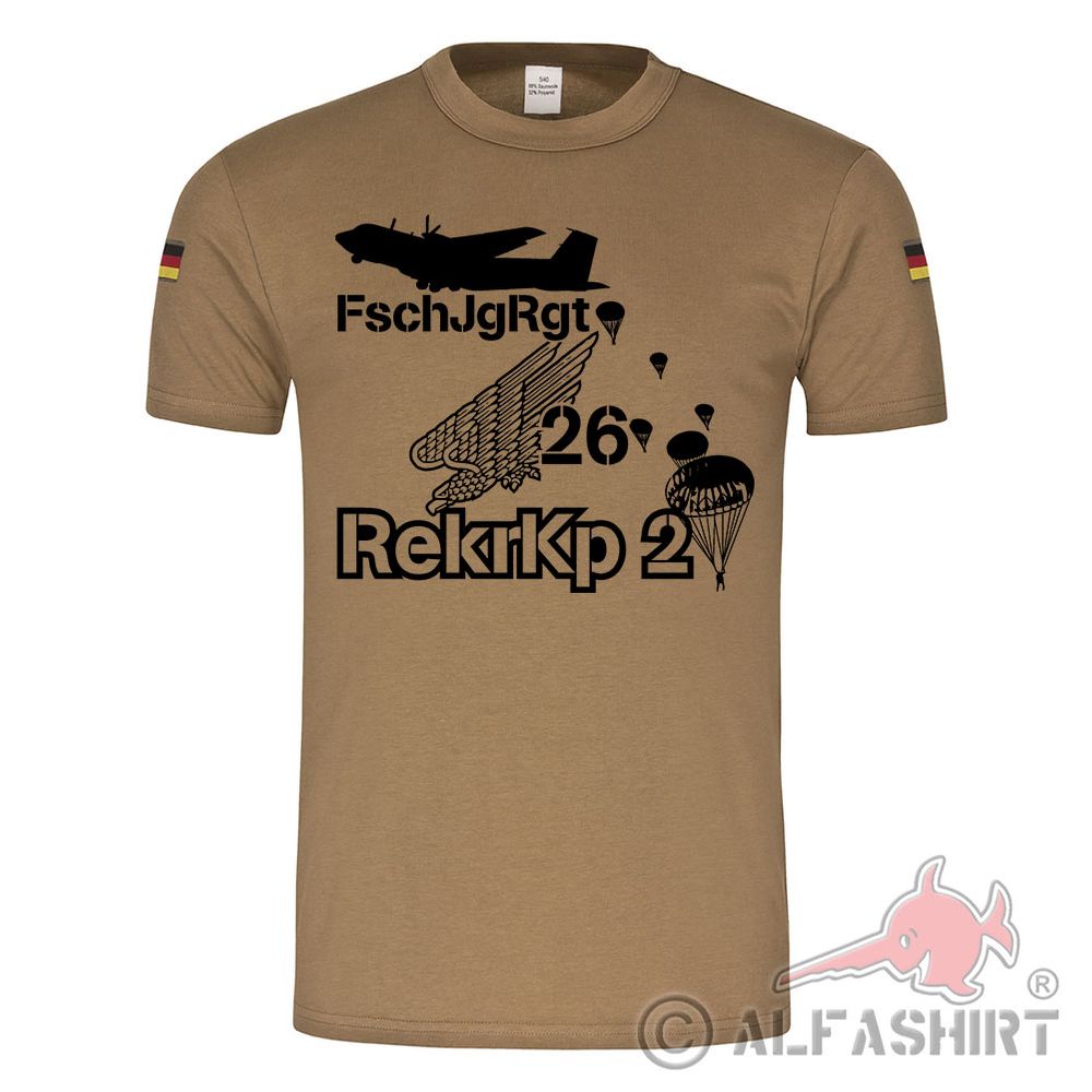 BW Tropen FschJg 26 RekrKp 2 Recruit Company Paratroop Regiment # 18129