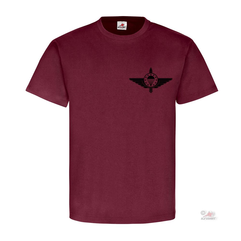 EMFV Logo European Paratrooper FschJg Mountaineer Reservist T-Shirt # 18784
