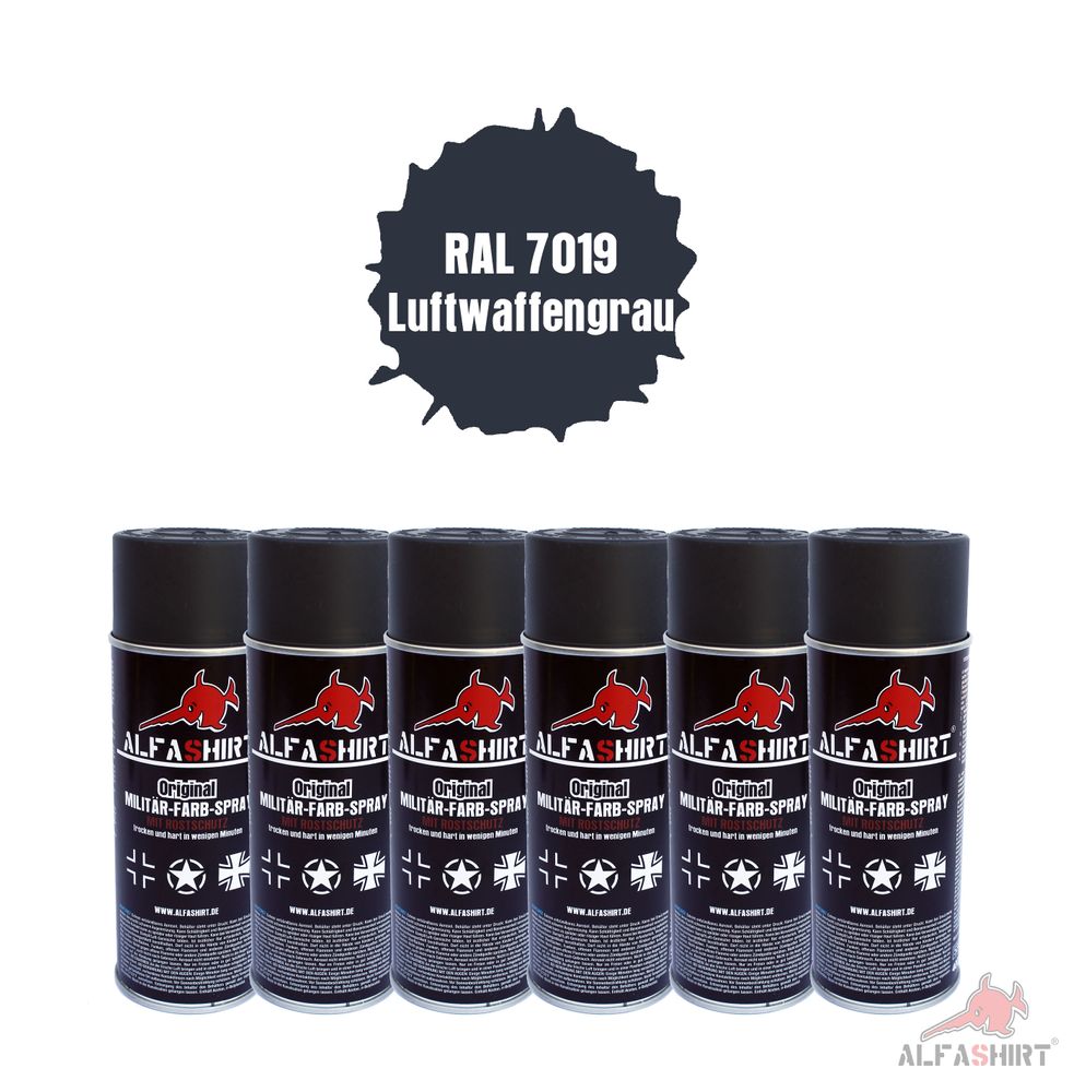 Color Spray Ral 7019 Air Force Wh Set x6 17640 Air Force Gray Color ...