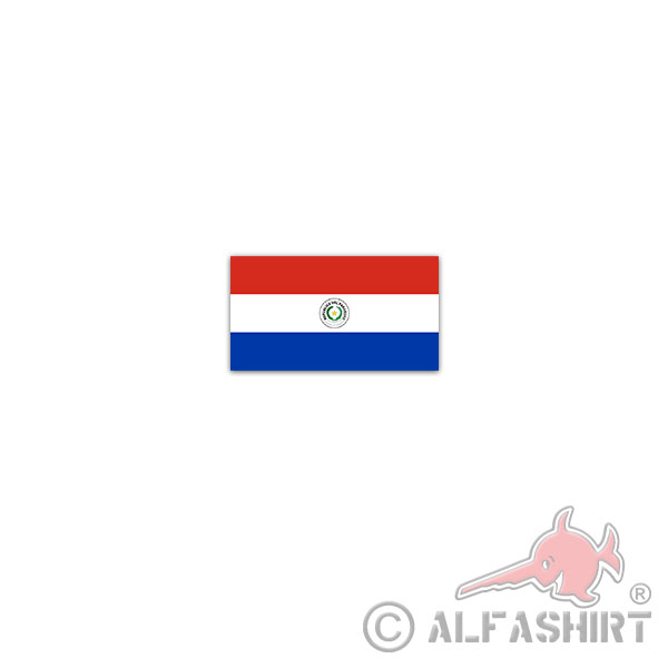 Aufkleber/Sticker Republik of Paraguay República del Paraguay 7x3,8cm A3016