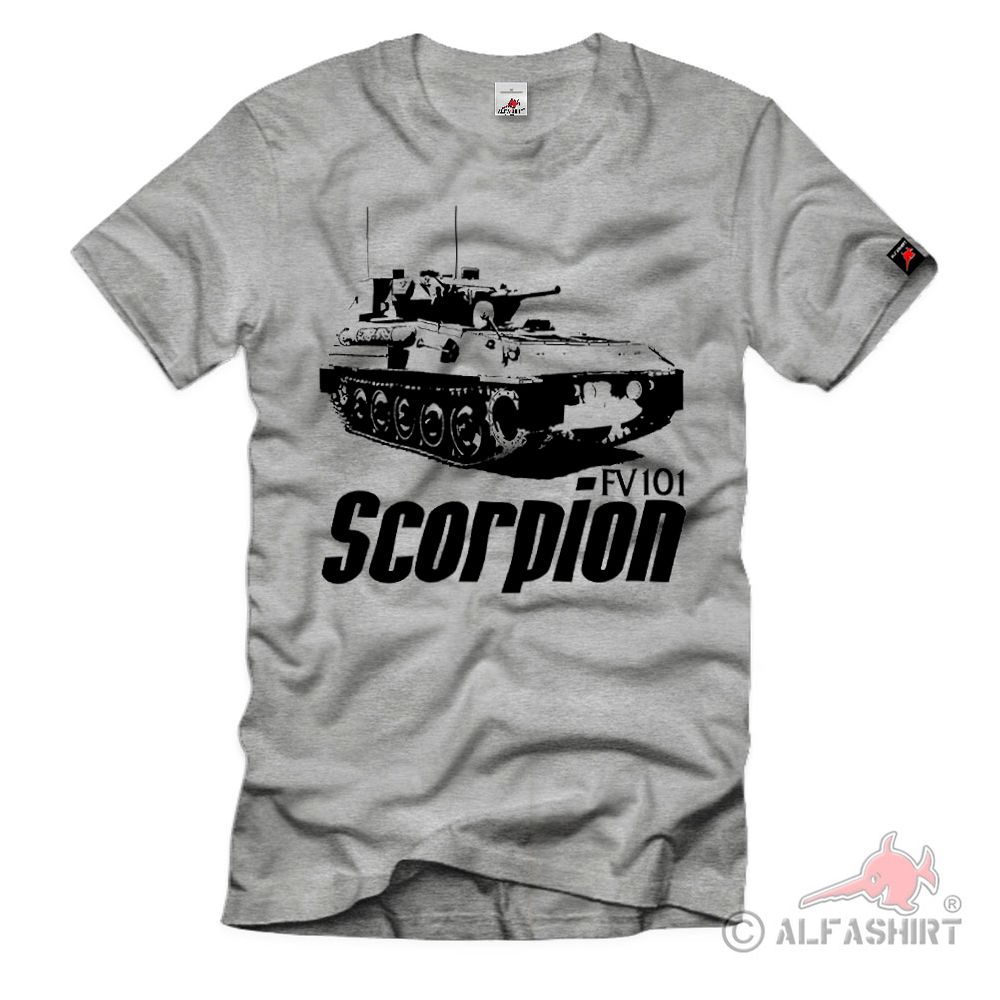 FV101 Scorpion britischer Aufklärungs Panzer England Belgien T Shirt #30394