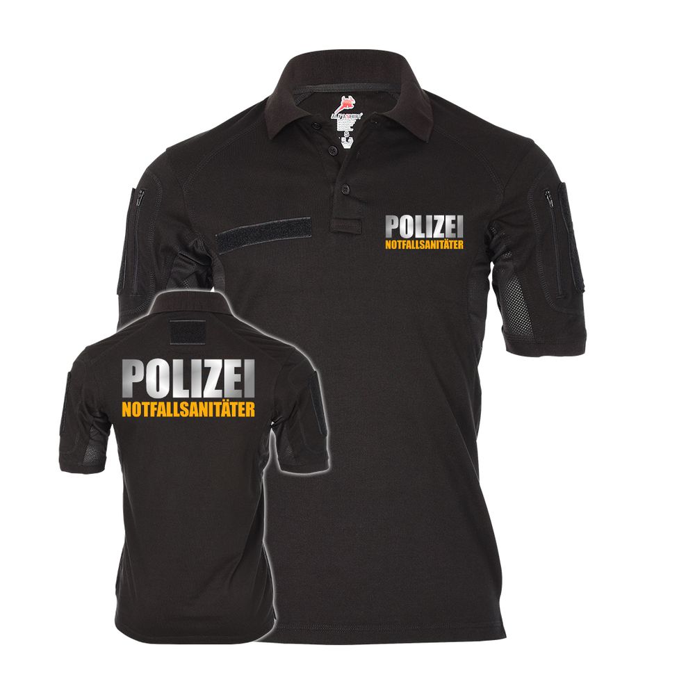 REFLEKTIEREND Tactical Polo Polizei Notfallsanitäter Komissar Streife #37398