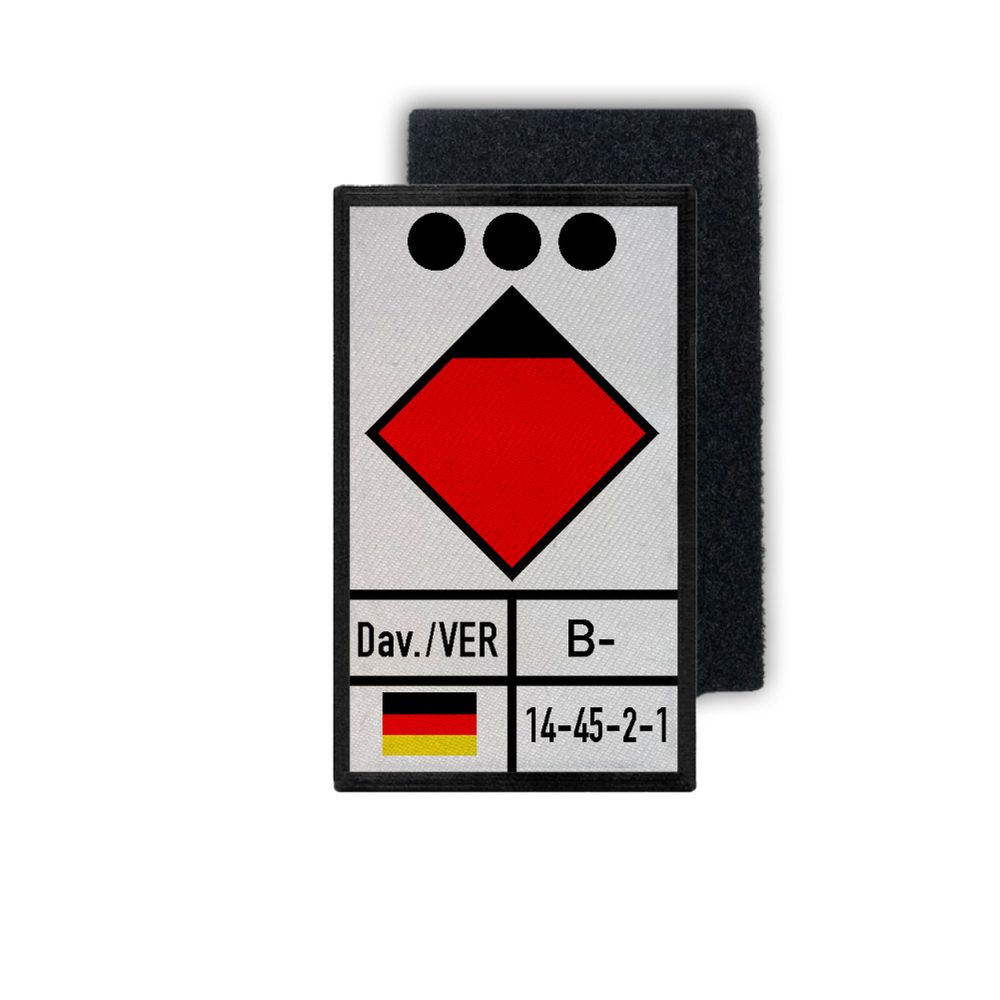 Rank Patch Zugführer Feuerwehr Rettungsdienst Leitstelle Wache 9,8x6cm#34153