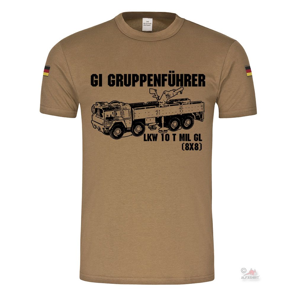 GI squad leader truck 10t mil gl KAT I 8x8 repair BW tropical shirt # 20193