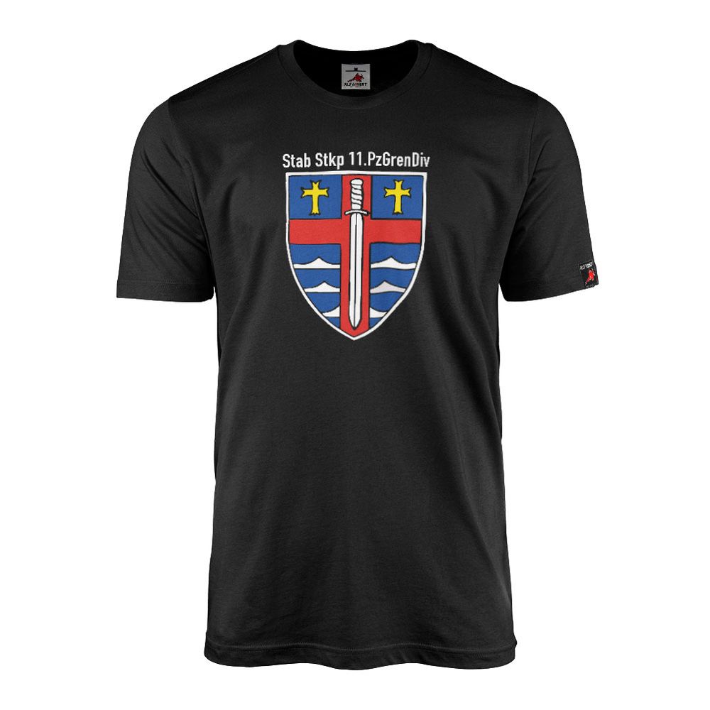 Staff Company 11th Panzergrenadier Division Armored Infantry Division Coat of Arms German Armed Forces T-Shirt #7721