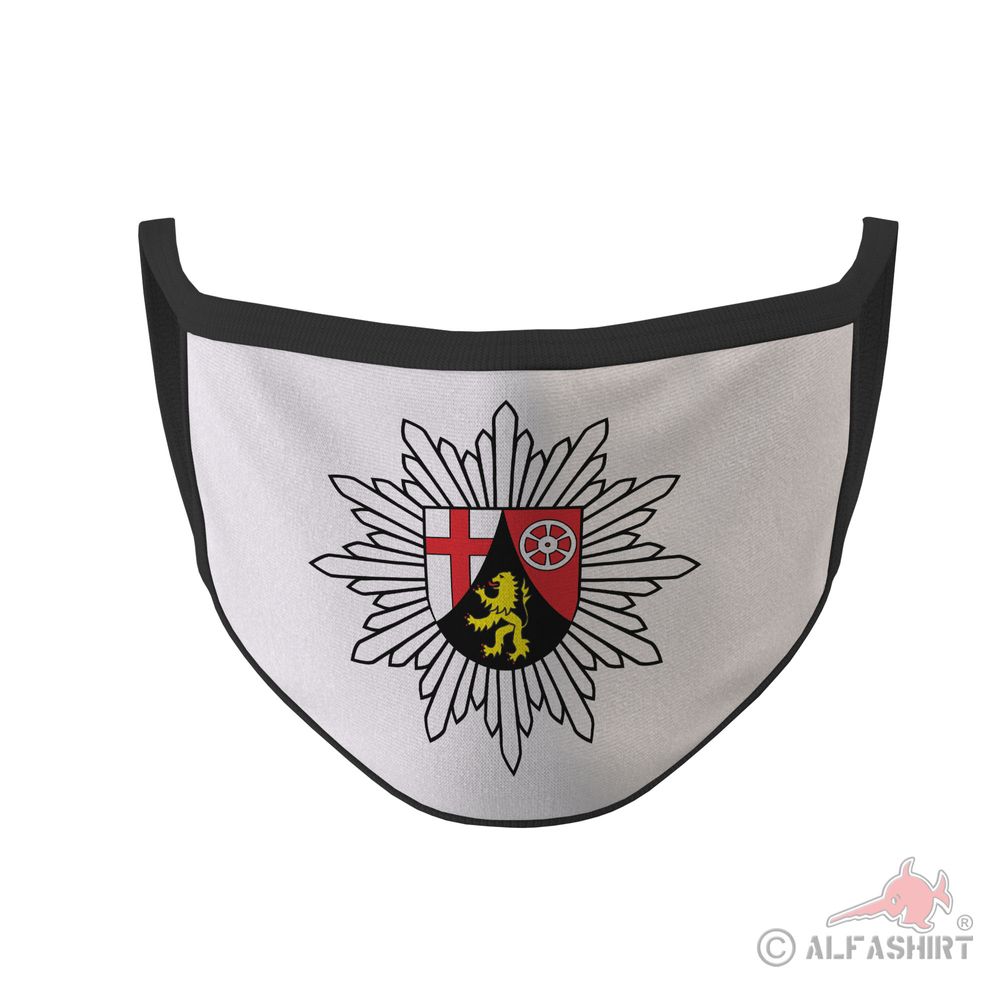 Mundmaske Polizei Rheinland-Pfalz Bundesland Deutschland Mainz #41108