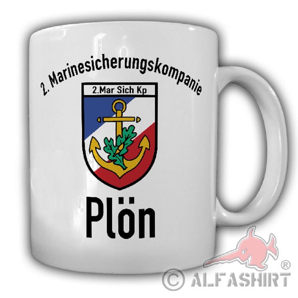 Tasse 2 Marinesicherungskompanie Plön MarSichKp Kaffee #20012