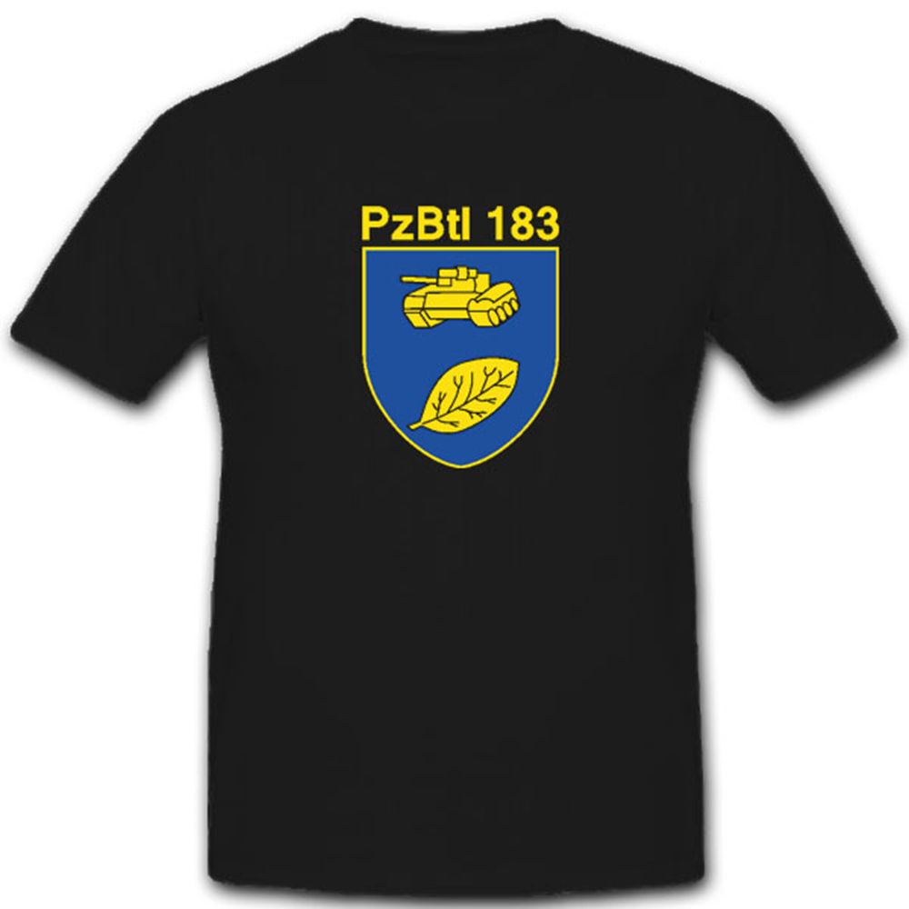 Panzerbataillon 183 Bundeswehr Wappen Abzeichen Emblem- T Shirt #4014