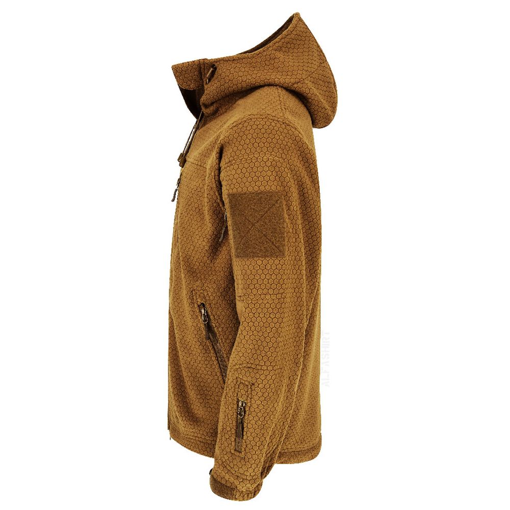 Hexagon Tactical Fleece jacket transition jacket slightly warm honeycomb pattern Windproof